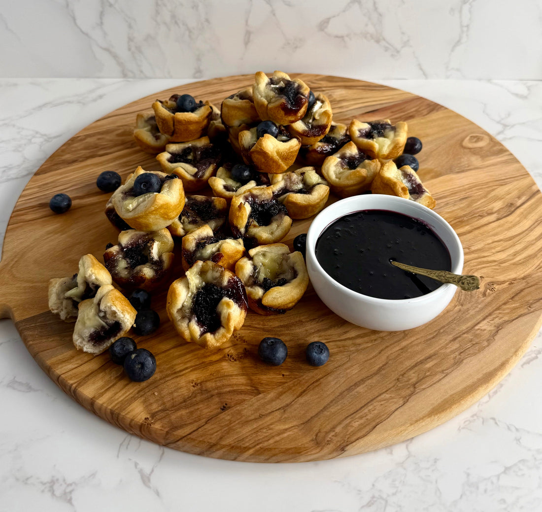 Blueberry Habanero Brie Bites